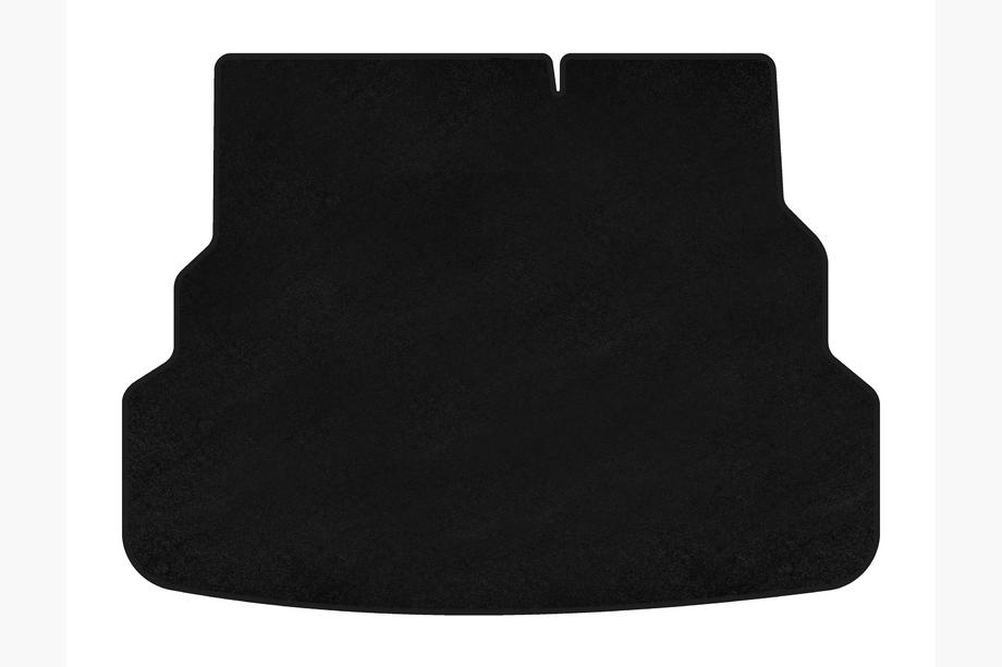 Kia Rio 2012-2017 гг. Текстильный коврик в багажник Classic V1 (SD, Черный) Фото 1