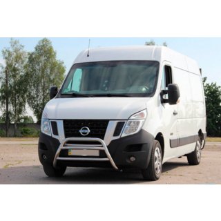 Кенгурятник WT018 (нержавейка) Opel Movano 2010-2021 гг. фото 3