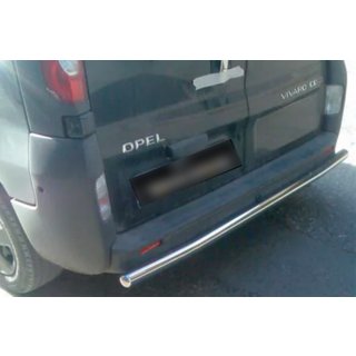 Задняя защита AK002 (нерж. сталь) Opel Vivaro 2001–2015 гг. фото 2
