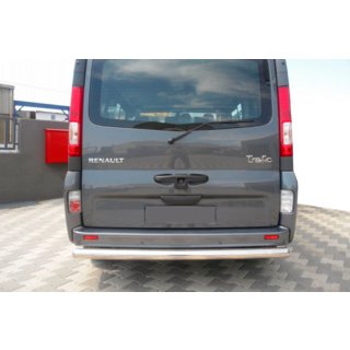Задняя защита AK002 (нерж. сталь) Renault Trafic 2001–2015 гг. фото 3