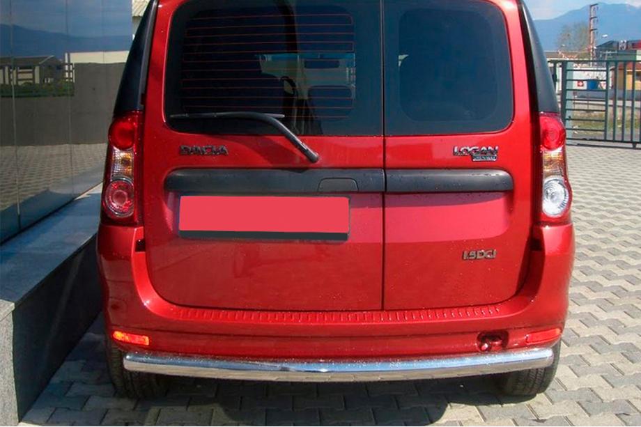 Renault Logan MCV 2005-2013 гг. Задняя дуга (нержавейка) Image