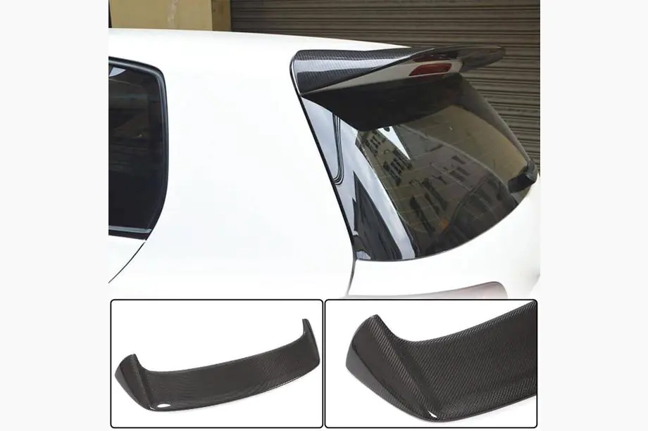 Volkswagen Golf 6 2008-2014 гг. Спойлер V1 (для Base HB 2010-2013, Карбон) Image