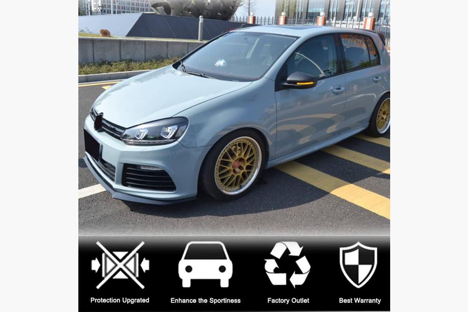 Volkswagen Golf 6 2008-2014 гг. Накладки на Зеркала (для HB 2010-2013, Карбон) Фото 3