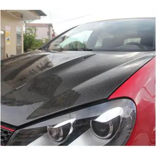 Капот (для HB 2010-2013, Карбон) Volkswagen Golf 6 2008-2014 гг. фото 2