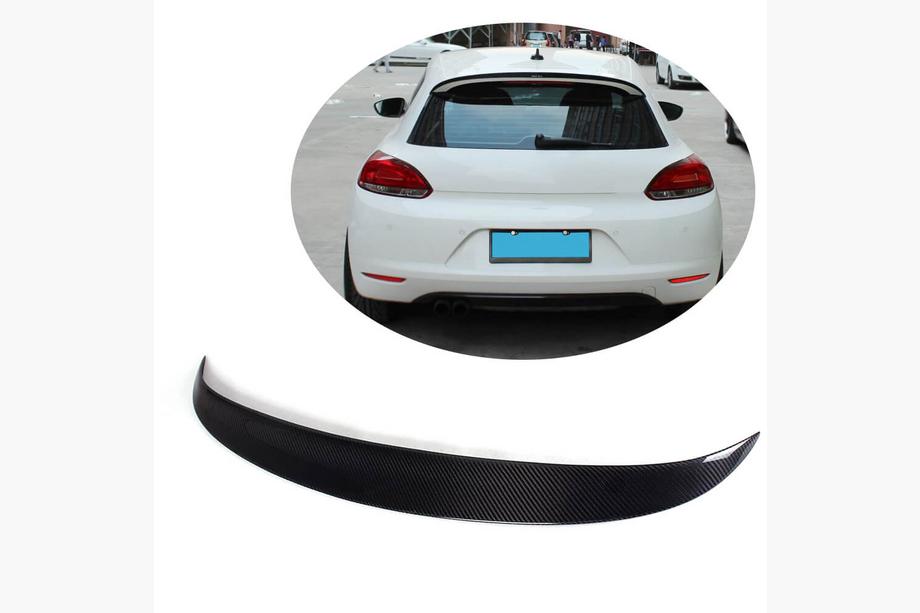 Volkswagen Scirocco 2008-2017 гг. Спойлер V1 (для Base, Карбон) Image