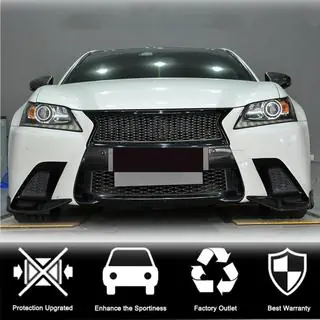 Карбоновые Накладки на Передний Бампер (для F-Sport 2011-2015) фото 3