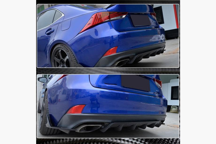 Lexus IS 2013- гг. Диффузор заднего бампера (для Base/F-Sport 2016-2020, Карбон) Image