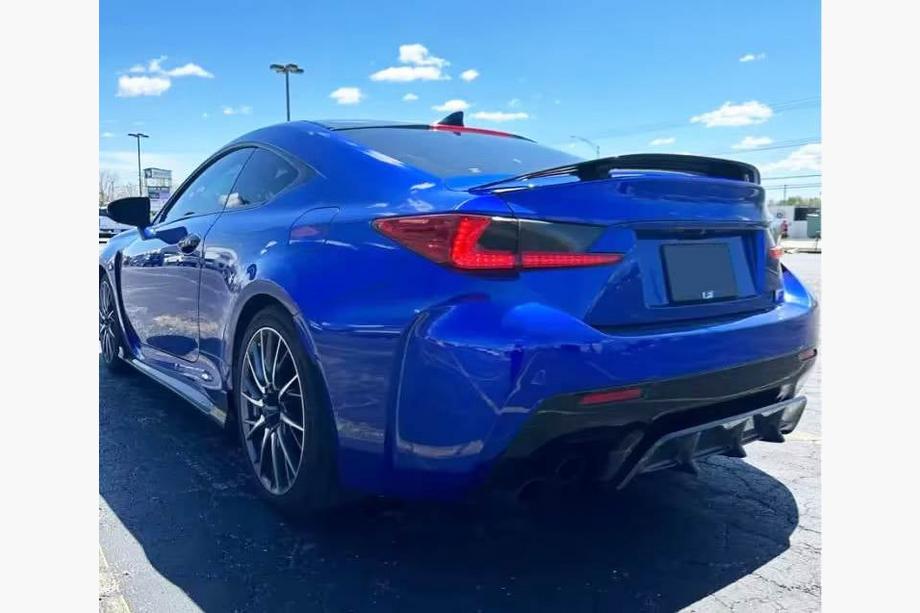 Lexus RC 200t 2014- гг. Диффузор заднего бампера для RC F 2014-2018, Карбон Фото 3