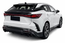 Lexus RX 2022- гг. Накладка на задний бампер (карбон) фото 3