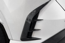 Lexus RX 2022- гг. Накладка на задний бампер (карбон) фото 2
