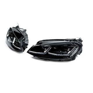 Передние фары Silver Style 2017+ (для 2012-2017, 2 шт.) Volkswagen Golf 7/E-Golf 2012-2020 гг. фото 3