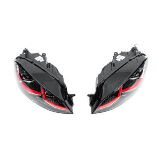 Передние фары Red (2012-2017, 2 шт) Volkswagen Golf 7/E-Golf 2012-2020 гг. фото 3