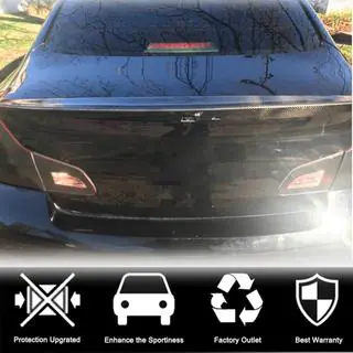 Спойлер SD V1 (для G37 2009-2013, G25 2011-2012, Карбон) фото 3