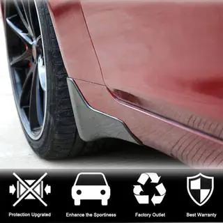 Брызговики (для Q50 Base/Sport 2014-2017, Карбон) фото 2