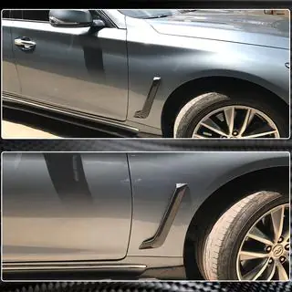 Карбоновые накладки на передние крылья (для Q50 Base/Sport 2014-2020) фото 4