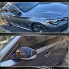 Infiniti Q50/Q60 2013-2024 гг. Накладки на Зеркала V1 (Карбон) фото 4