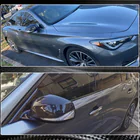 Infiniti Q50/Q60 2013-2024 гг. Накладки на Зеркала V1 (Карбон) фото 4