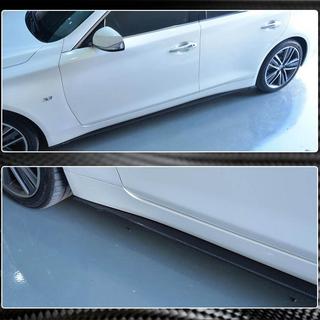 Боковые Пороги V2 (для Q50, Карбон) Infiniti Q50/Q60 2013-2024 гг. фото 4