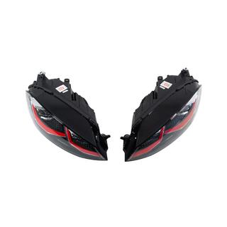 Передние фары Red FullLed (2012-2017, 2 шт) Volkswagen Golf 7/E-Golf 2012-2020 гг. фото 3