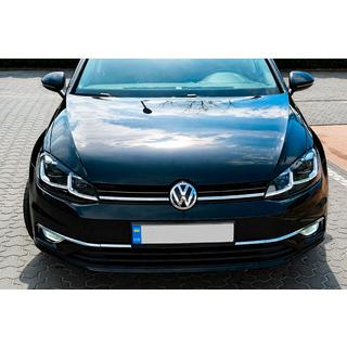 Передние фары Silver (2017-2020, комплект 2 шт) Volkswagen Golf 7/E-Golf 2012-2020 гг. фото 1