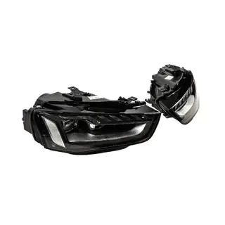 Передние фары с модулями Full LED (2012-2015, Halogen to LED, 2 шт) Audi A4 B8 2007-2015 гг. фото 3