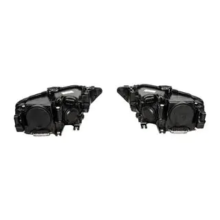 Передние фары с модулями Full LED (2012-2015, Halogen to LED, 2 шт) Audi A4 B8 2007-2015 гг. фото 4