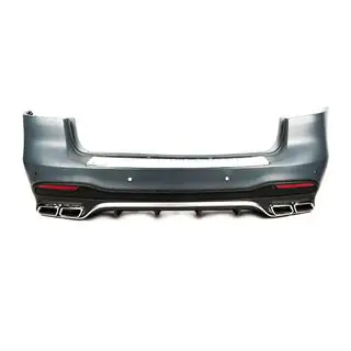 Задний бампер с диффузором GLE63 AMG (для GLE) Mercedes GLE/ML class W166 2011-2018 гг. фото 1