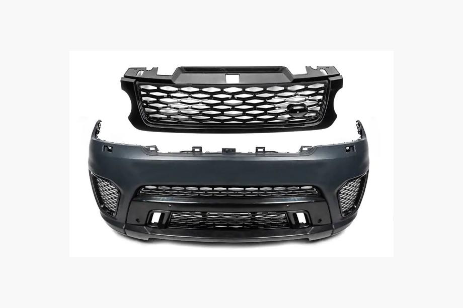 Range Rover Sport 2014-2022 гг. Передний бампер с решеткой SVR (2013-2018) Image