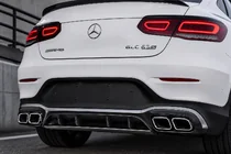 Mercedes GLC coupe C253 2016-2023 гг. Задний диффузор с насадками Серебро (Дизайн AMG63 2020-2022) фото 3