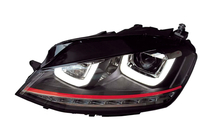 Volkswagen Golf 7/E-Golf 2012-2020 гг. Передние фары Red-V2 (2012-2017, динамические поворотники, 2 шт.) фото 2