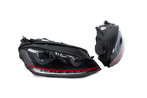 Volkswagen Golf 7/E-Golf 2012-2020 гг. Передние фары Red-V2 (2012-2017, динамические поворотники, 2 шт.) фото 6