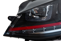 Volkswagen Golf 7/E-Golf 2012-2020 гг. Передние фары Red-V2 (2012-2017, динамические поворотники, 2 шт.) фото 10