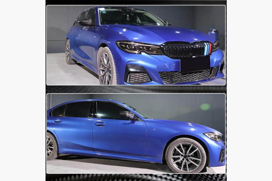 BMW 4 серия G22/23/26 2020- гг. Накладки на Зеркала M-Look (Карбон) Фото 3