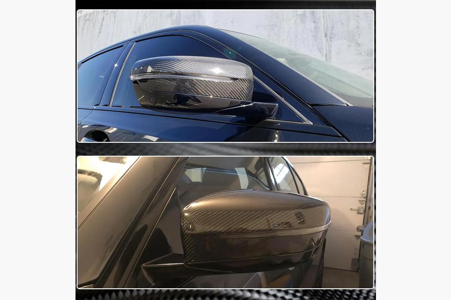 BMW 4 серия G22/23/26 2020- гг. Накладки на Зеркала M-Look (Карбон) Фото 4