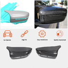 BMW 7 серия G11/G12 2015-2022 гг. Накладки на Зеркала M-Look V4 (Красный Карбон) фото 2