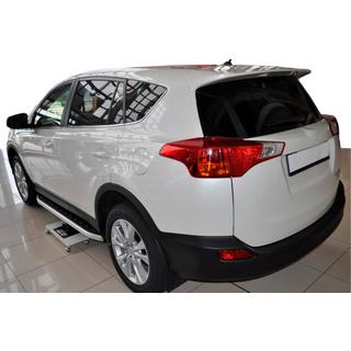 Боковые пороги Fullmond (2 шт., алюминий) Toyota Rav 4 2013-2018 гг. фото 1