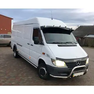 Кенгурятник Exclusive (нерж. сталь) Mercedes Sprinter W901/902/903/904/905 1995–2006 гг. фото 3
