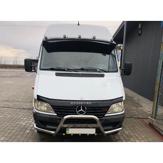 Кенгурятник Exclusive (нерж. сталь) Mercedes Sprinter W901/902/903/904/905 1995–2006 гг. фото 2