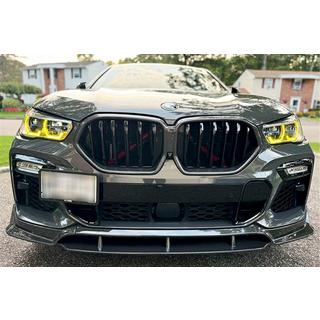 Передний Бампер Лип Карбон V1 (для M-Sport, 2018-2022) BMW X6 G06 2019–2027 гг. фото 2