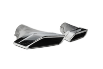 BMW 5 серия G30/G31 2017–2023 гг. Насадки на глушитель M-Performance Silver (2 шт.) фото 3
