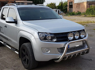 Volkswagen Amarok 2010-2022 гг. Кенгурятник WT003 (нержавейка) фото 7