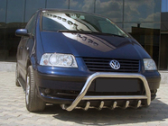 Volkswagen Sharan 1995-2010 гг. Кенгурятник WT003 (нержавейка) фото 1