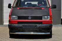 Volkswagen T4 Caravelle/Multivan 1990–2003 гг. Передняя защита ST008 (нержавейка) 60мм фото 10