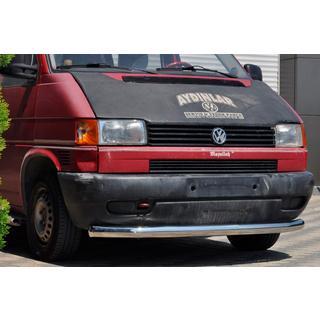 Передняя защита ST008 (нержавейка) Volkswagen T4 Caravelle/Multivan 1990–2003 гг. фото 1
