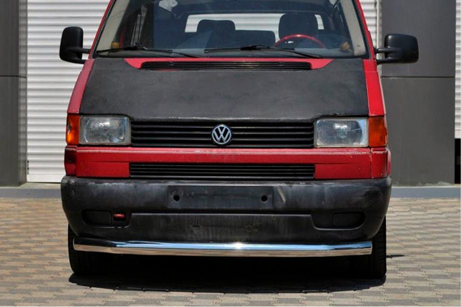 Volkswagen T4 Caravelle/Multivan 1990–2003 гг. Передняя защита ST008 (нержавейка) 51мм Фото 10