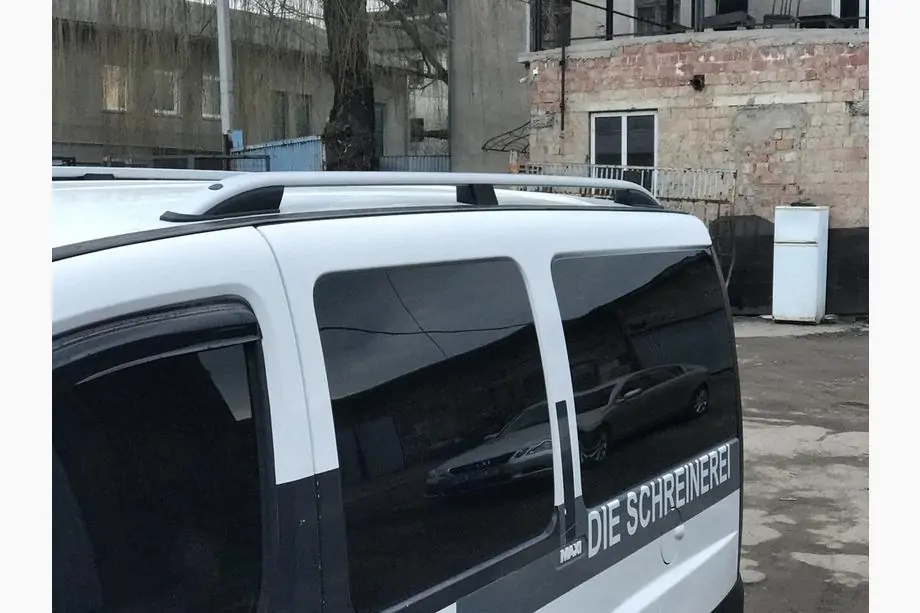 Fiat Doblo I 2005-2010 гг. Рейлинги Skyport (серебристые) Фото 3