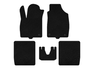 Fiat Panda 2003-2011 гг. Текстильные коврики Premium (Черный) фото 1