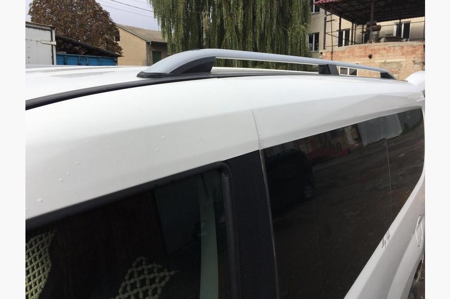 Fiat Doblo II 2010-2022 гг. Рейлинги CROWN (серый мат) Стандартная база Фото 2