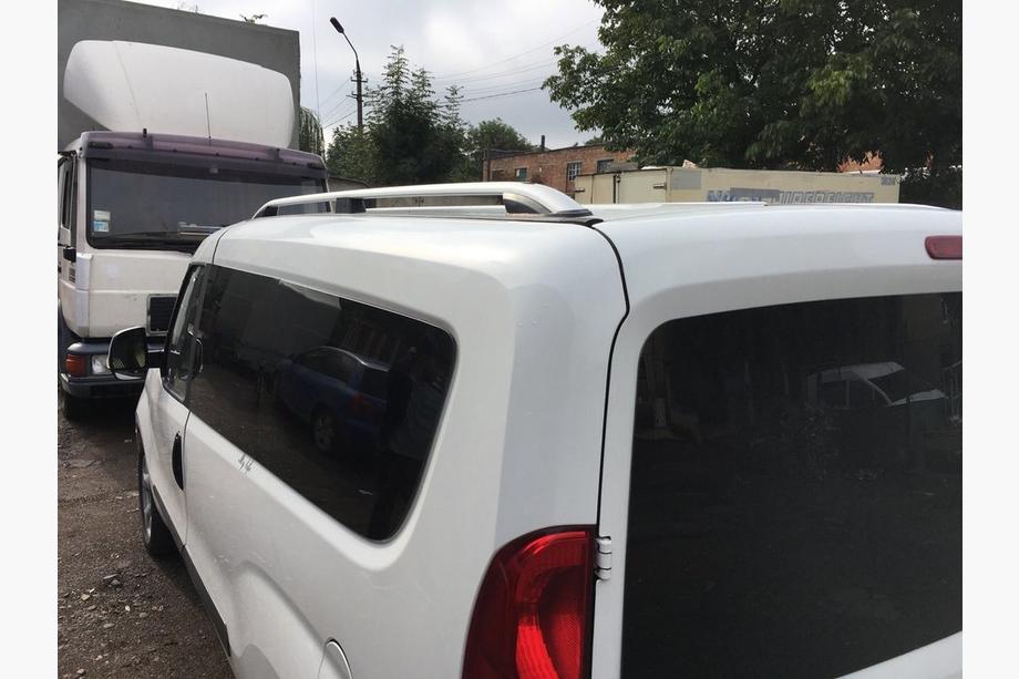 Fiat Doblo II 2010-2022 гг. Рейлинги CROWN (серый мат) Стандартная база Фото 3