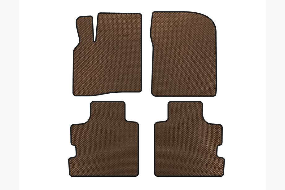 Chrysler Pacifica 2004-2008 гг. Коврики EVA (Коричневые) Image